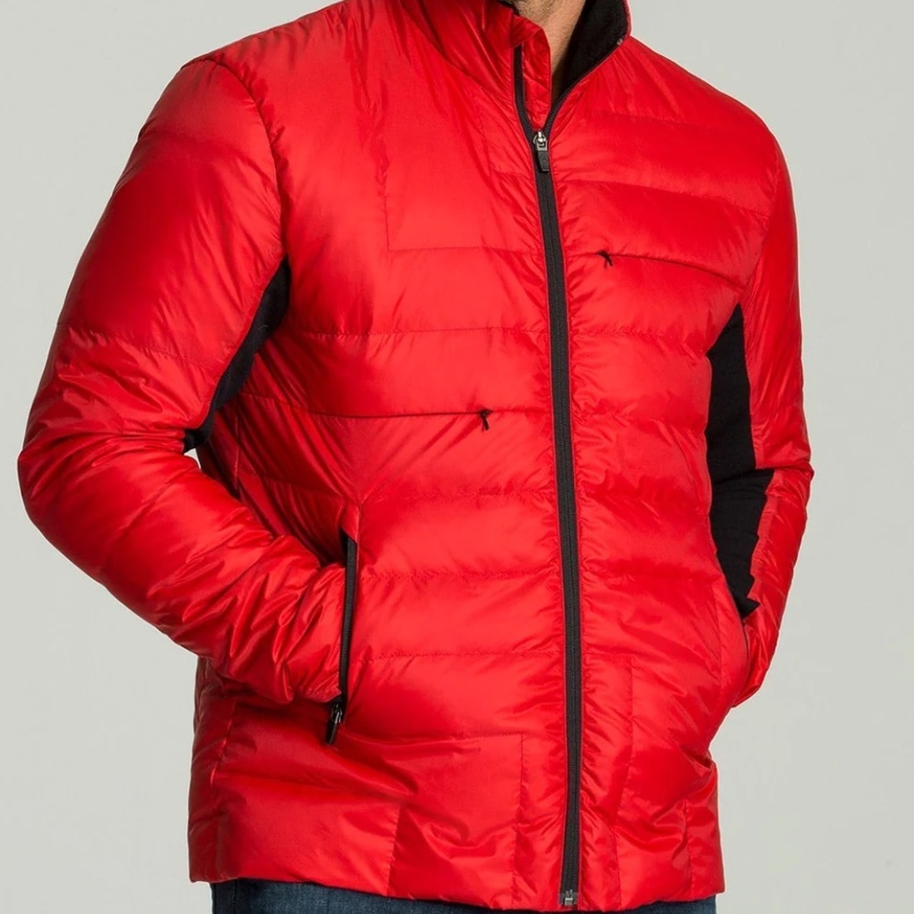 Men's Aether Red Ghost Jacket in Racing Red size small